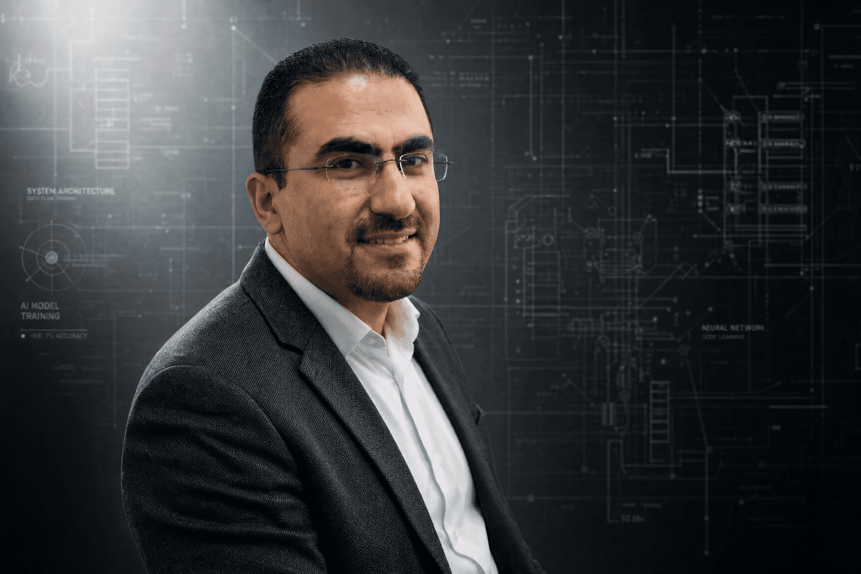 Portrait of Bashar Ayyash, full-stack AI developer