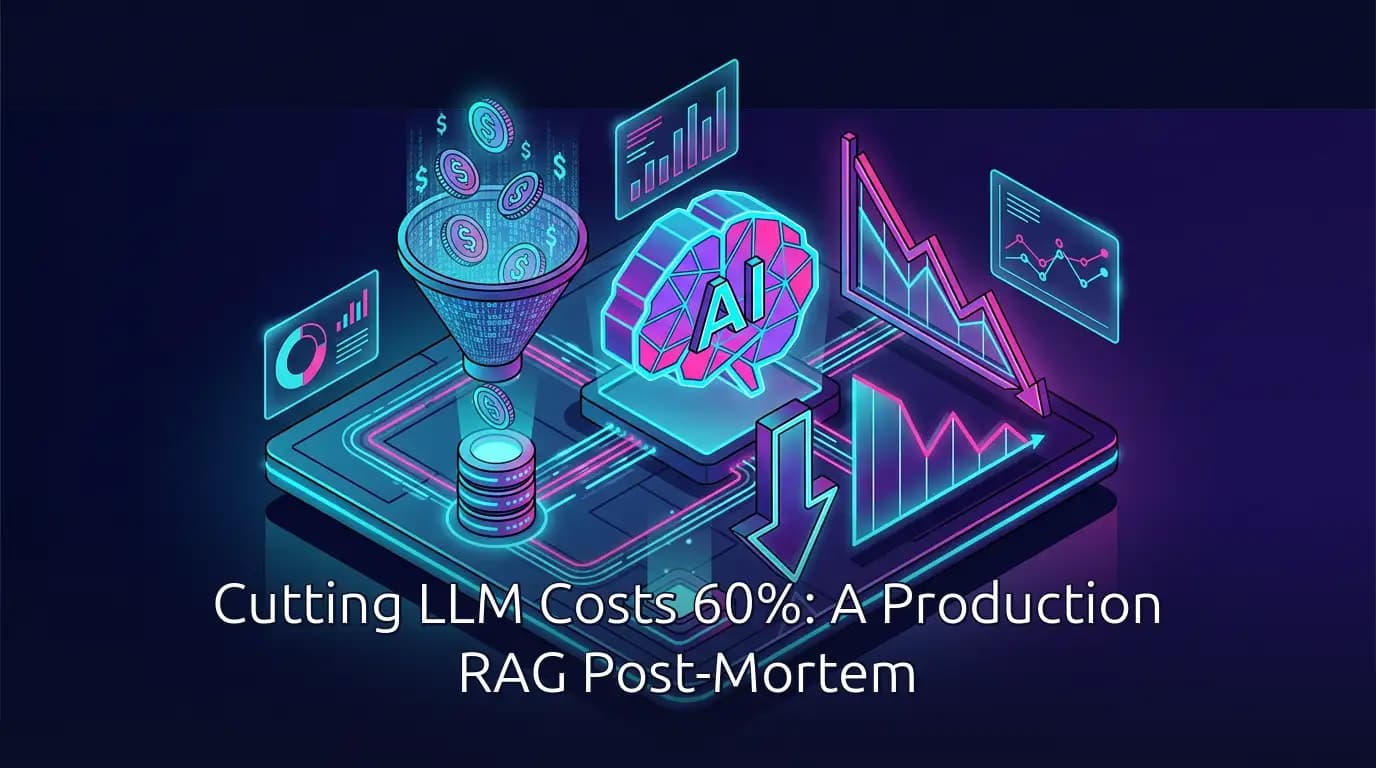 Cutting LLM Costs 60%: A Production RAG Post-Mortem
