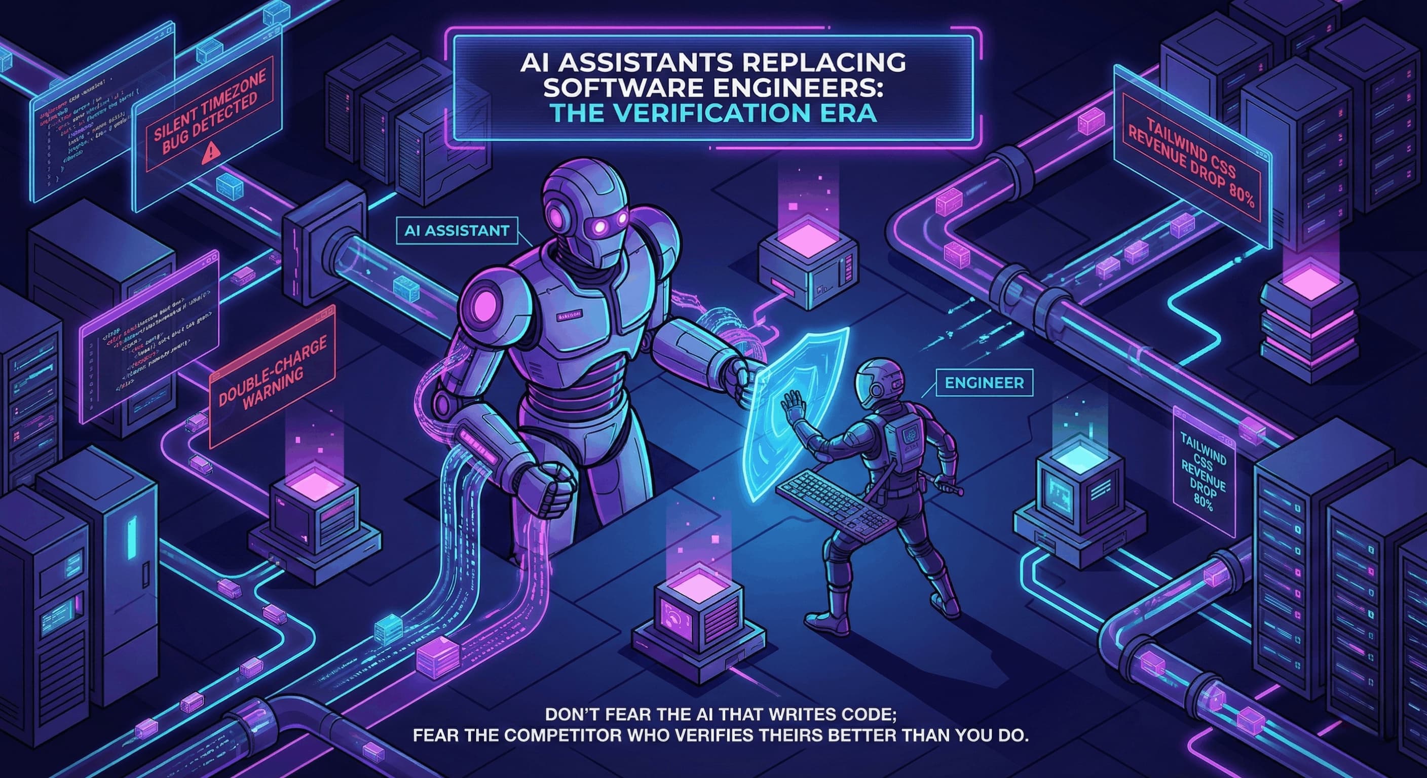 The Tailwind Tsunami: How a CSS Framework's Collapse Signals the End of Software Development as We Knew It