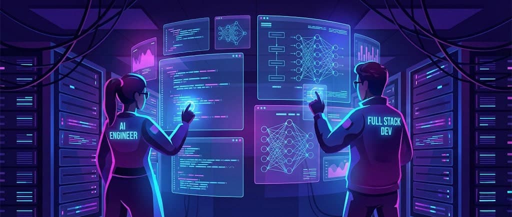 The Future Is Hybrid: The Rise of the AI Engineer and Full-Stack Developer