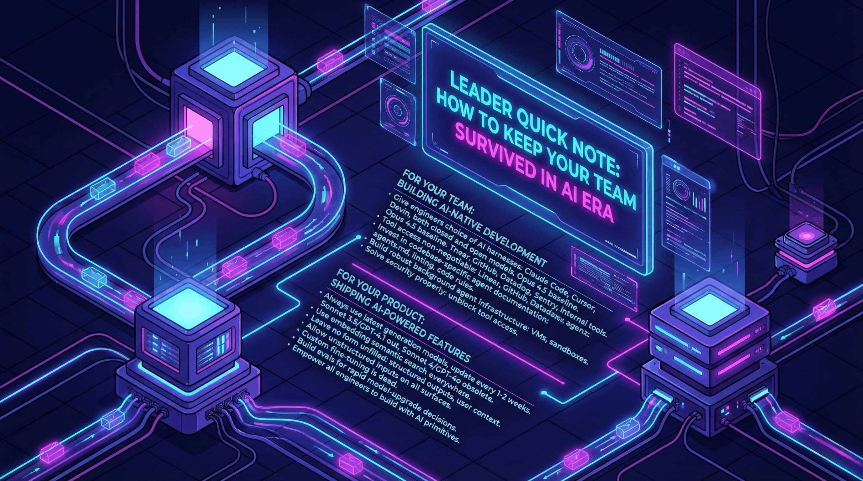 Leader Quick Note: How to Keep Your Team Survived in AI Era